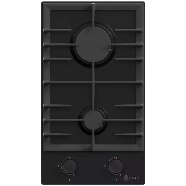 Фото - Варочная панель газовая Perfelli DIAMOND M39C NERO