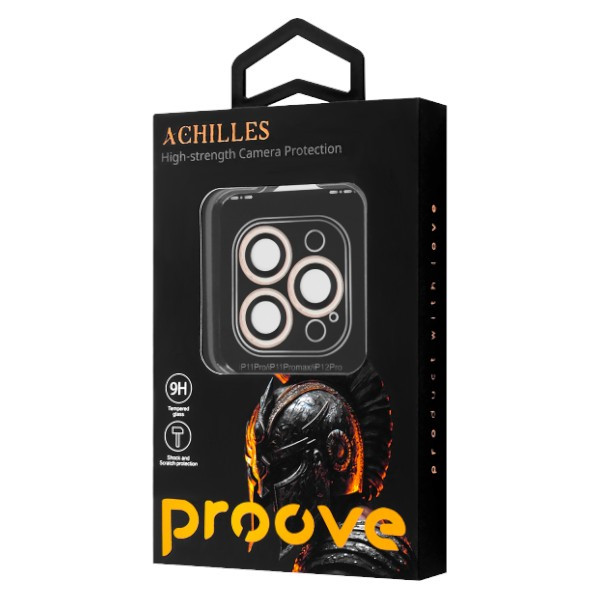 Фото - Захисне скло для смартфону Proove для камери Achilles iPhone 11 Pro/11 Pro Max/12 Pro Gold (CPPAIP12P013)