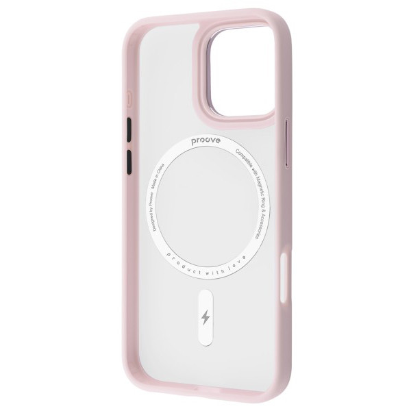 Фото - Чехол для смартфона Proove Essence Case with Magnetic Ring iPhone 16 Pro Pink Sand (PCECIP16P028)