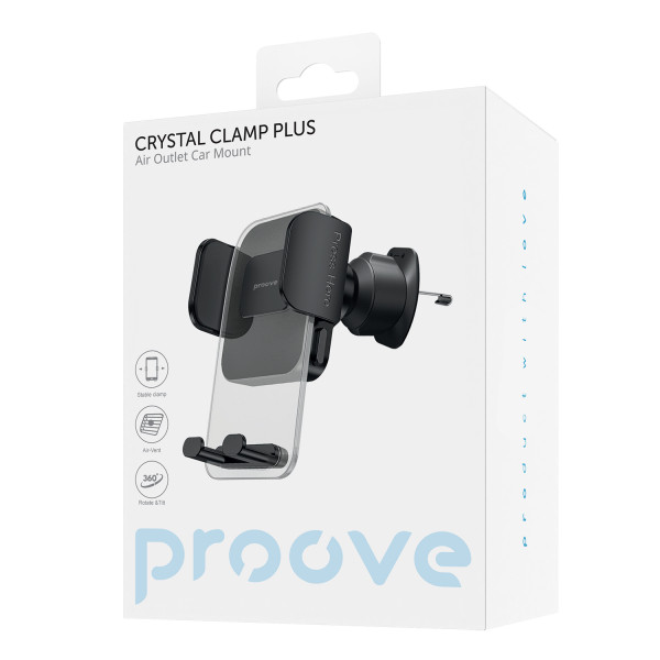 Фото - Автодержатель Proove Crystal Clamp Plus Air Outlet Car Mount