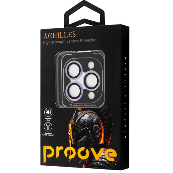 Фото - Защитное стекло для смартфона Proove для камеры Achilles iPhone 14 Pro/14 Pro Max Deep Purple (CPPAIP14PM21)