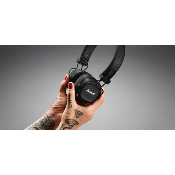 Marshall Major 4 Bluetooth Black купити навушники Маршал Мажор 4 чорні ...