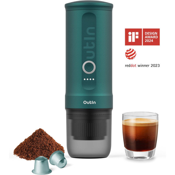 Фото - Кавоварка капсульна OUTIN Outin Teal OTEM-01-TEAL