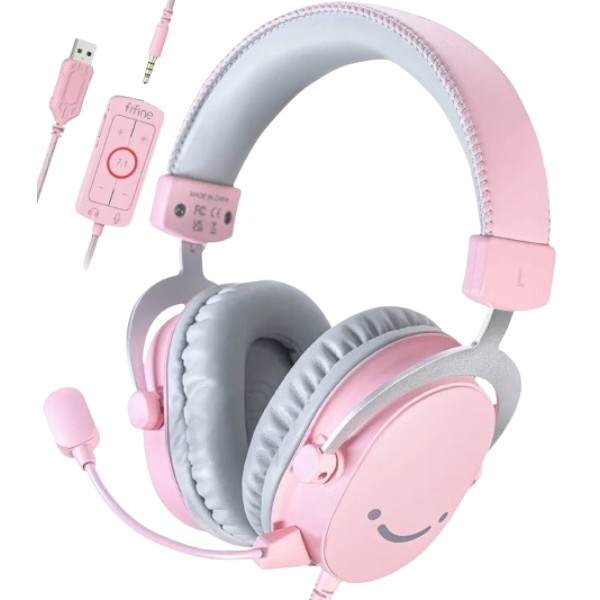 Фото - Гарнітура дротова ігрова Fifine H9P Pink