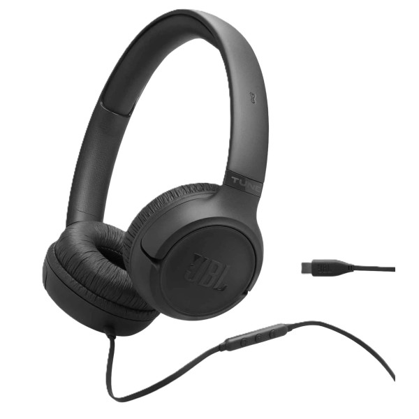 Фото - Навушники накладні дротові JBL Tune 530C Black (JBLT530CBLK)