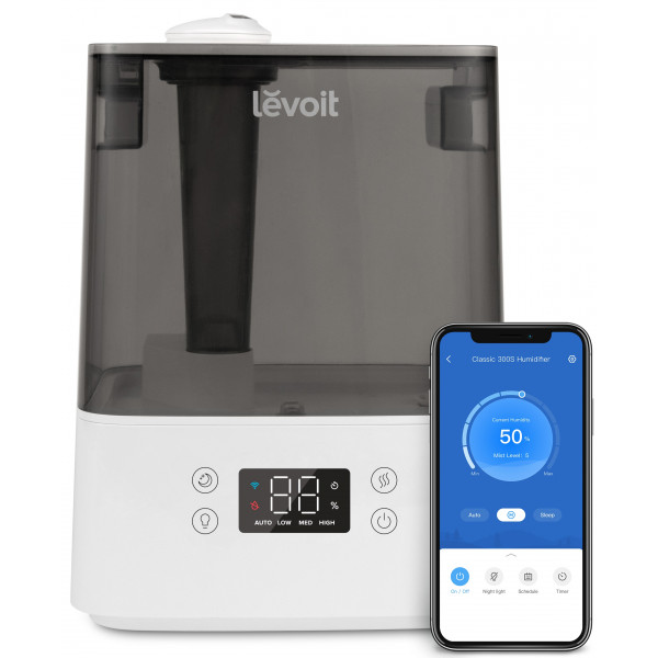 Фото - Зволожувач повітря Levoit Smart Ultrasonic Humidifier Classic 300S White (HEAPHULVSEU0034) Фото - Зволожувач повітря Levoit Smart Ultrasonic Humidifier Classic 300S White (HEAPHULVSEU0034)