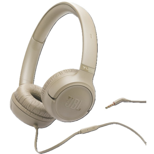 Фото - Навушники повнорозмірні дротові JBL Tune 530 Beige (JBLT530BEG)