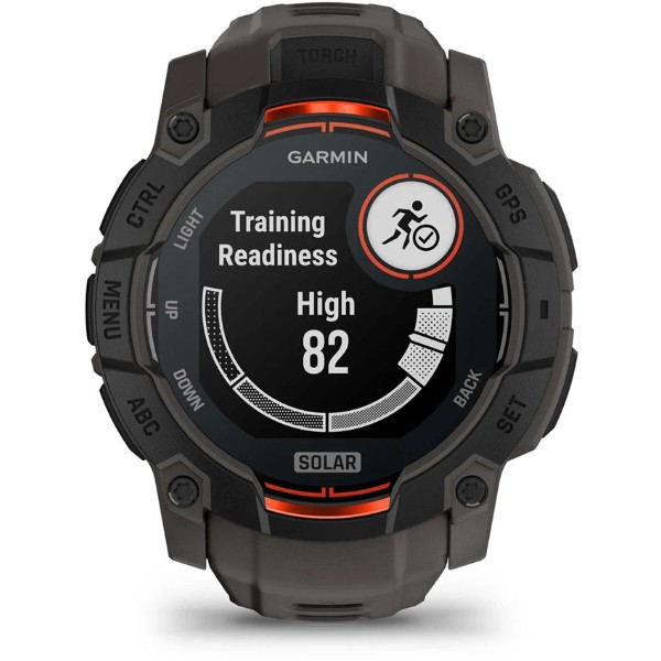 Фото - Смарт-часы Garmin Instinct 3, 50mm, Solar, Black Bezel with Charcoal Band (010-02935-00)
