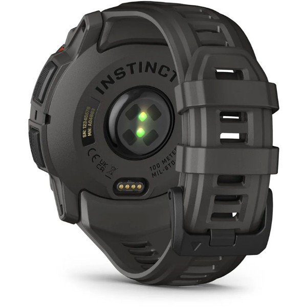 Фото - Смарт-часы Garmin Instinct 3, 50mm, Solar, Black Bezel with Charcoal Band (010-02935-00)