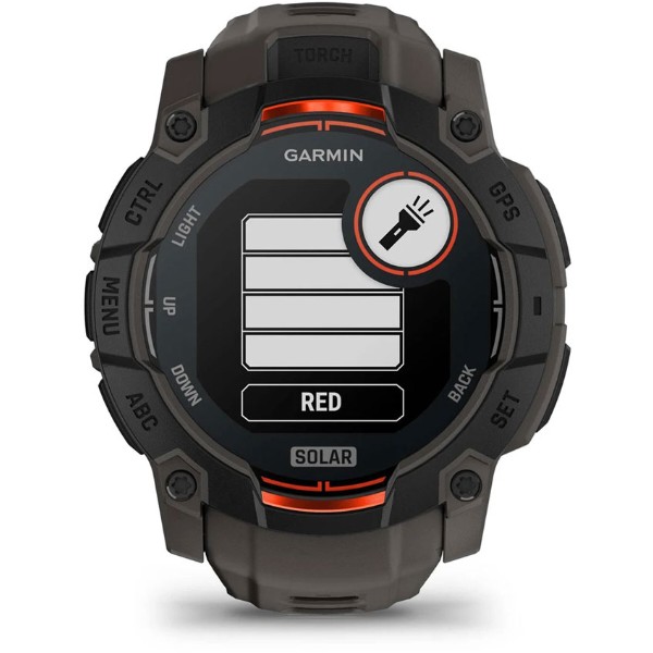 Фото - Смарт-часы Garmin Instinct 3, 50mm, Solar, Black Bezel with Charcoal Band (010-02935-00)