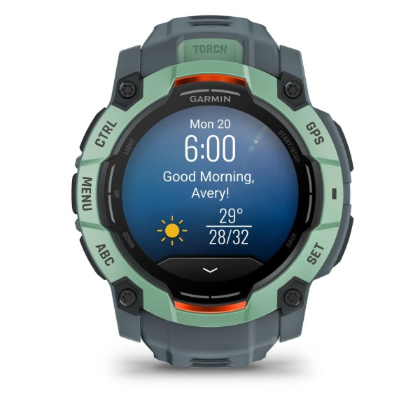 Фото - Смарт-годинник Garmin Instinct 3, 50mm, AMOLED, Neotropic Bezel with Twilight Band (010-03020-01)