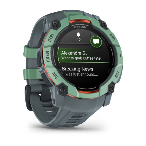 Фото - Смарт-годинник Garmin Instinct 3, 50mm, AMOLED, Neotropic Bezel with Twilight Band (010-03020-01)