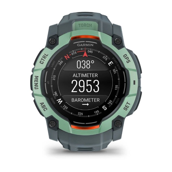 Фото - Смарт-годинник Garmin Instinct 3, 50mm, AMOLED, Neotropic Bezel with Twilight Band (010-03020-01)