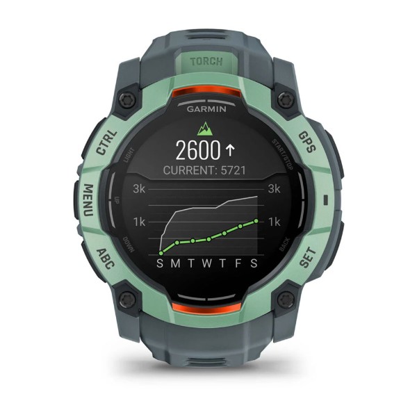 Фото - Смарт-годинник Garmin Instinct 3, 50mm, AMOLED, Neotropic Bezel with Twilight Band (010-03020-01)