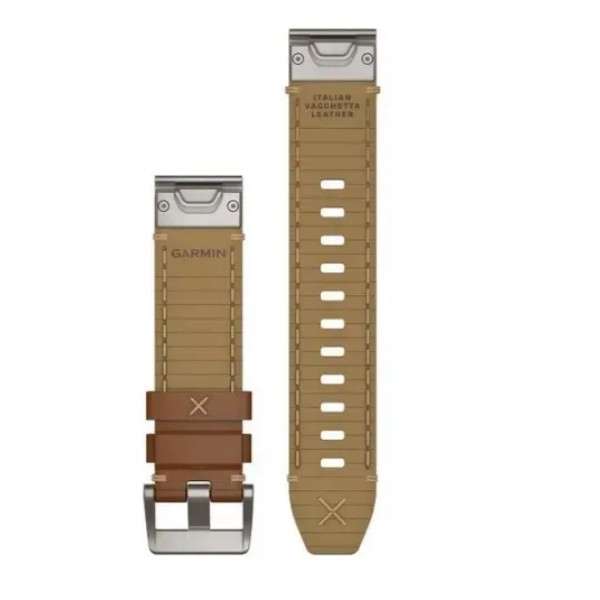 Фото - Ремешок для смарт-часов Garmin MARQ QuickFit 22m Italian Vacchetta Leather Strap (010-12738-04)