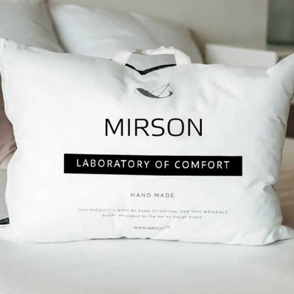 Фото - Подушка стандартная MirSon шелковая Eco Silver 0546 Средняя 40х60 см (2200000393418)