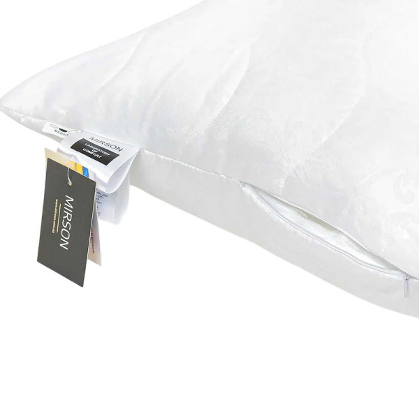 Фото - Подушка стандартна MirSon шовкова №1615 Eco Light White середня (2200002647274)