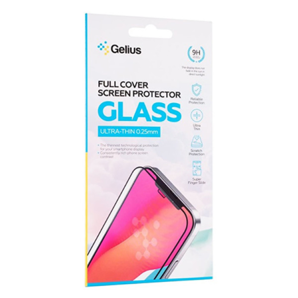 Фото - Защитное стекло для смартфона Gelius Full Cover Ultra-Thin 0.25mm for Samsung A37 (A37) Black (102160)