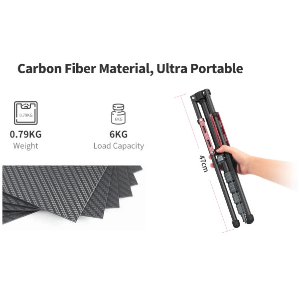 Фото - Штатив Ulanzi Full carbon fiber Multifunctional portable light tripod (UV-2784 MT-49)