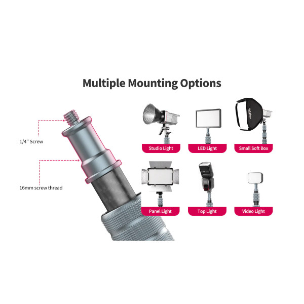 Фото - Штатив Ulanzi Full carbon fiber Multifunctional portable light tripod (UV-2784 MT-49)