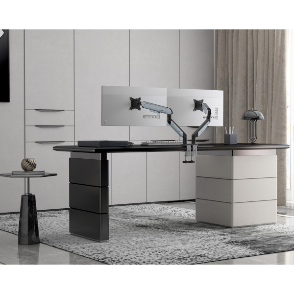 Фото - Крепление настольное Anda Seat Stealth PRO II Duo  17''-42'' Titanium (AD-W-A9-2S-BT)