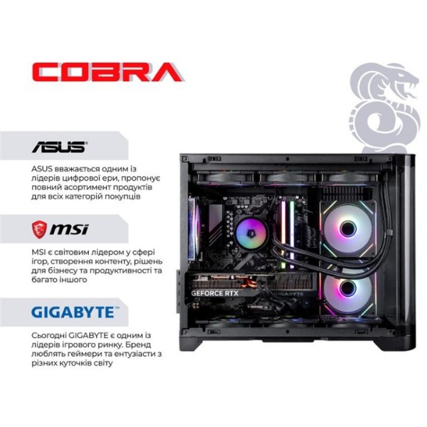 Фото - Системный блок Cobra Gaming (A98X3D.64.S15.55.21696)