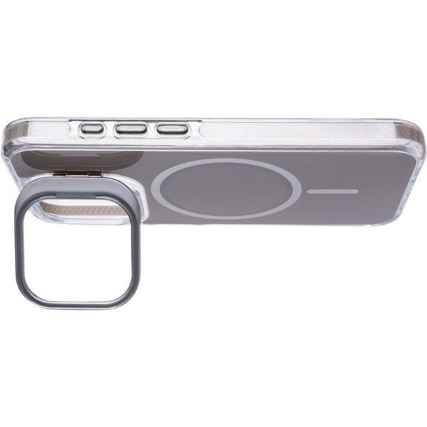 Фото - Чехол для смартфона Gelius Sofi Case Camera stand (MagSafe) for Iphone 16 Pro Max Grey (101107)