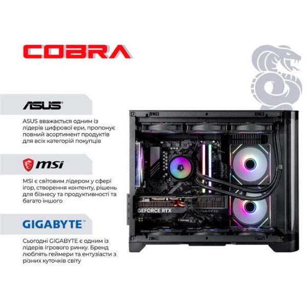 Фото - Системний блок Cobra Gaming (A98X3D.64.S5.58.21814)