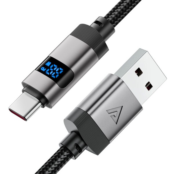 Фото - Кабель AceFast C15-04 USB-A to USB-C Black (6974316283737)