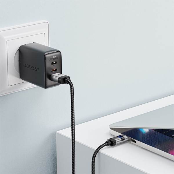 Фото - Кабель AceFast C15-04 USB-A to USB-C Black (6974316283737)