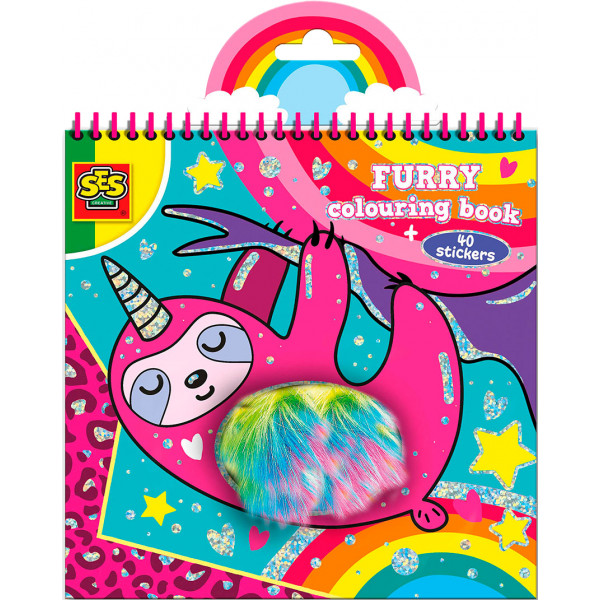 Фото - Розмальовки класичні Ses Creative Пухнастики (0112S)
