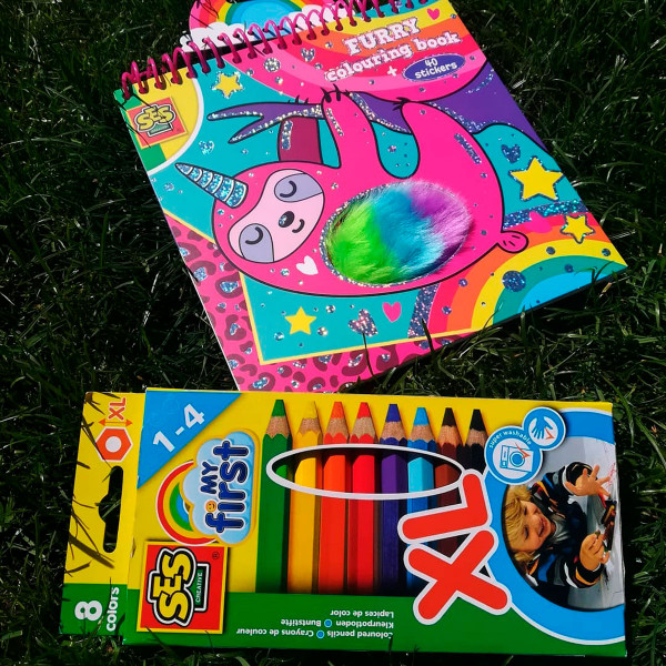 Фото - Розмальовки класичні Ses Creative Пухнастики (0112S)