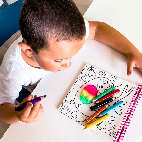 Фото - Розмальовки класичні Ses Creative Пухнастики (0112S)