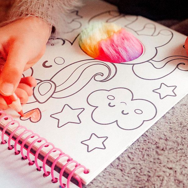 Фото - Розмальовки класичні Ses Creative Пухнастики (0112S)