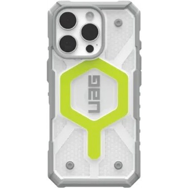 Фото - Чохол для смартфону UAG for iPhone 16 Pro Pathfinder Clear Magsafe, Active Neon (114464118181)