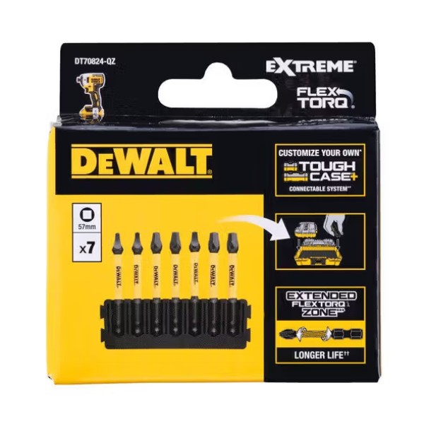 Фото - Біта для викрутки DeWALT FlexTorq 57 мм (DT70824)