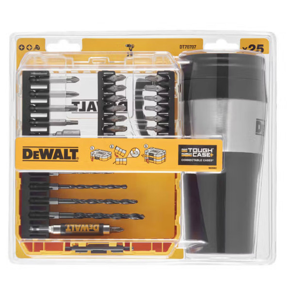 Фото - Набор бит для отвертки DeWALT Phillips, Pozidriv, Torx 25 шт. (DT70707)