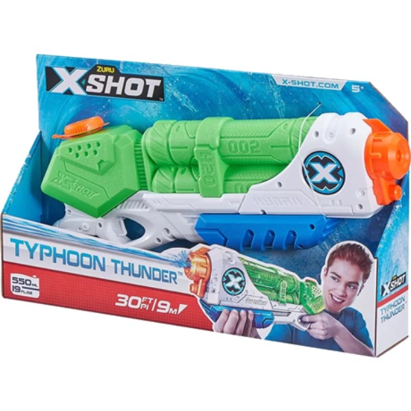 Фото - Водяний бластер
 ZURU X-Shot Warfare Medium Typhoon Thunder (01228R)