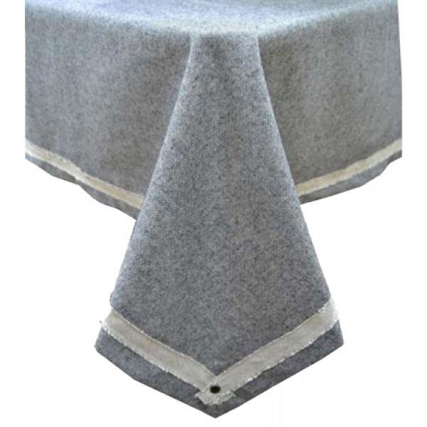 Фото - Скатертина кругла Прованс HYGGE Black D200 см (014103)