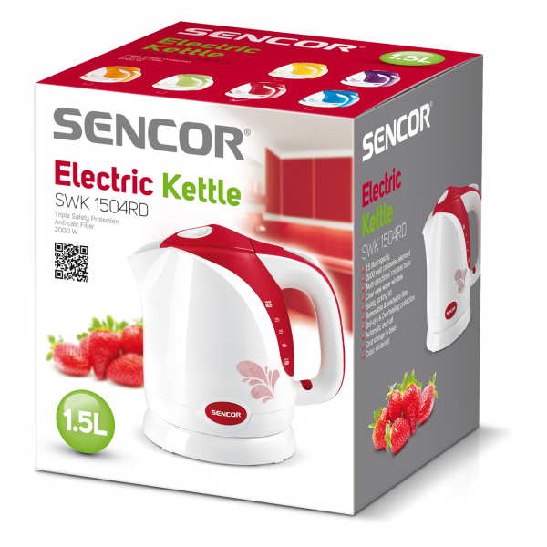 Фото - Електричний чайник Sencor SWK1504RD