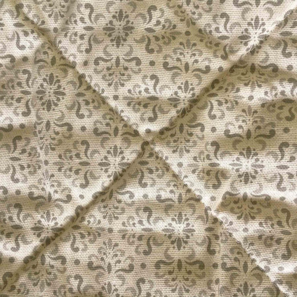 Фото - Подушка для стільця Прованс Чохол на табурет 35х35 "Bella" Сірий вітраж (015554)