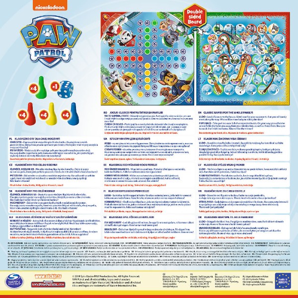 Фото - Настільна гра (3-4 роки) Trefl Лудо цуценячі гонки/Nickelodeon (1896)
