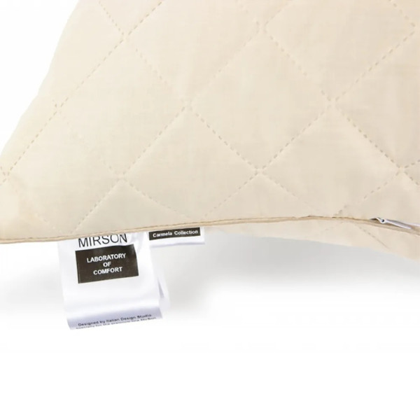 Фото - Подушка стандартная MirSon шелковая 1256 Carmela Natural Silk Kapok Мягкая 40х60 см (2200001518544)