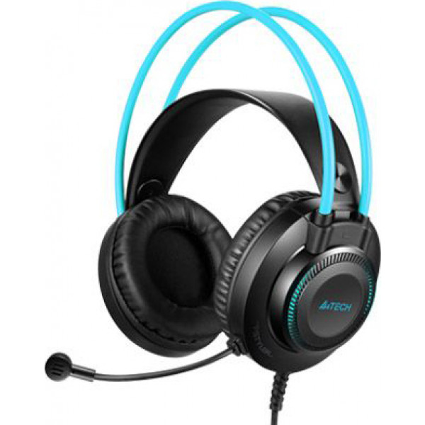 Фото - Гарнітура дротова A4tech FH200U Grey+ Blue