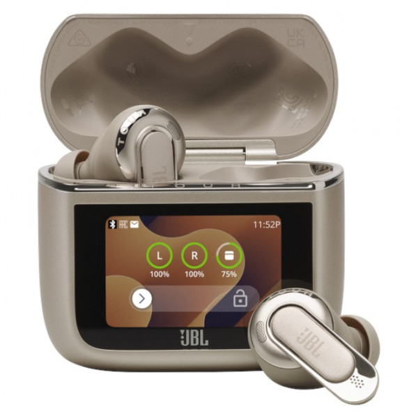 Фото - Навушники вкладиші бездротові TWS JBL Tour Pro 3 Latte (JBLTOURPRO3LTT)