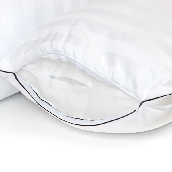 Фото - Подушка стандартна MirSon 1170 Royal Pearl Hand Made EcoSilk 60х60 см (2200001515697)