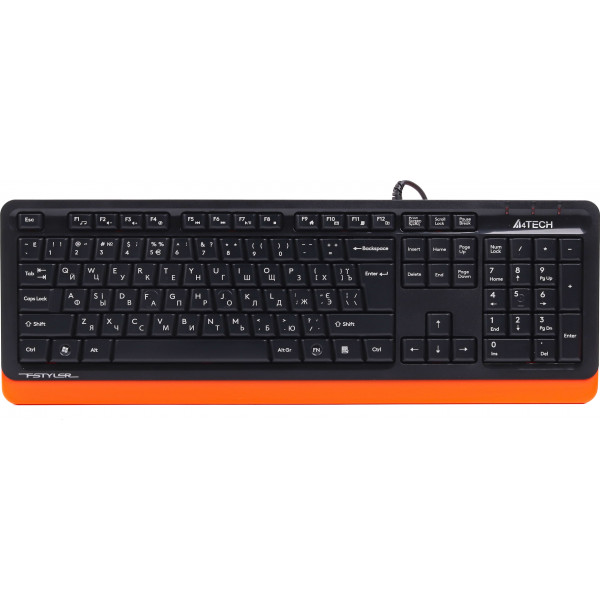Фото - Клавіатура дротова A4tech Fstyler FKS10 Orange USB Фото - Клавіатура дротова A4tech Fstyler FKS10 Orange USB
