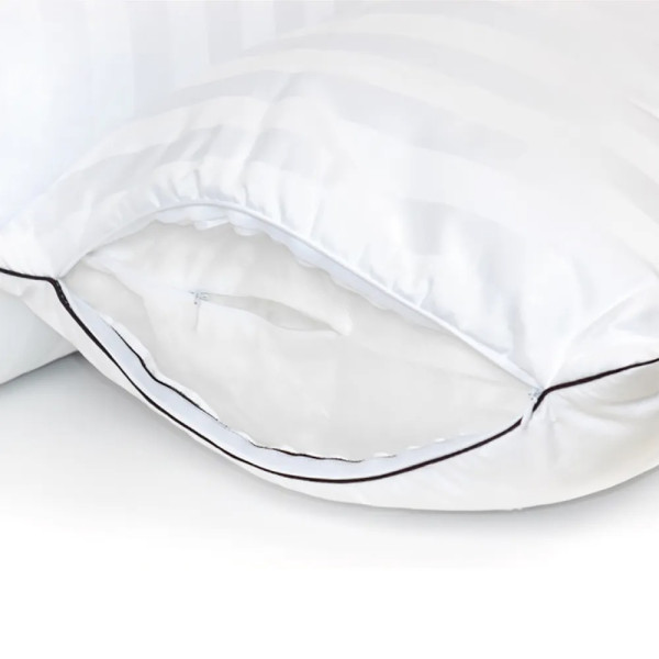 Фото - Подушка стандартная MirSon 1170 Royal Pearl Hand Made EcoSilk 70х70 см (2200001515703)