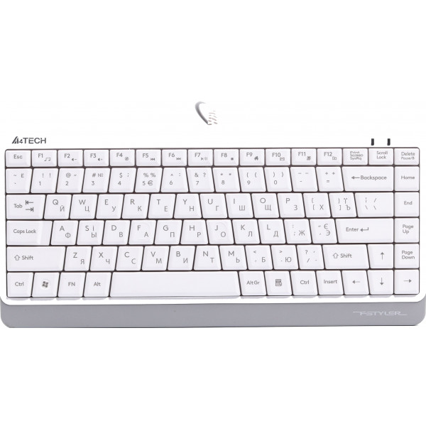 Фото - Клавиатура проводная A4tech Fstyler FKS11 White USB