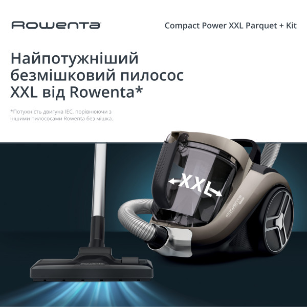 Фото - Пилосос для сухого прибирання без мішка Rowenta RO4B50EA Compact Power XXL